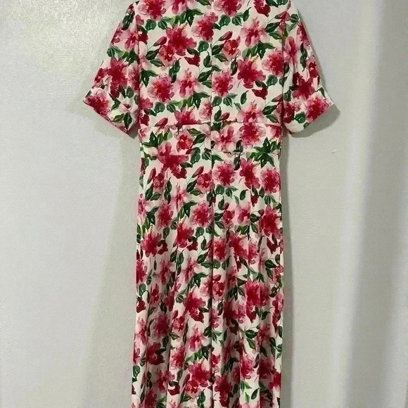 98. alexia admor emery dress green garden size 6 - Picture 5 of 6